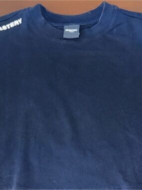 Women’s Monastery Couture Black Crop Top Black T- Shirt Size XS